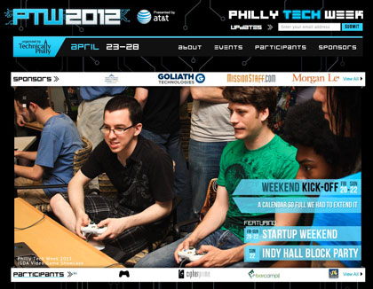 Chris Fralic of First Round Capital (center) at a Philly Tech Week panel on entrepreneurship in the region in 2013.