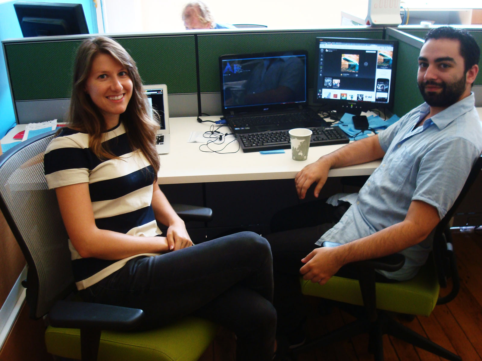 Kelsey Conophy and Julian Diaz, workZeit Founders