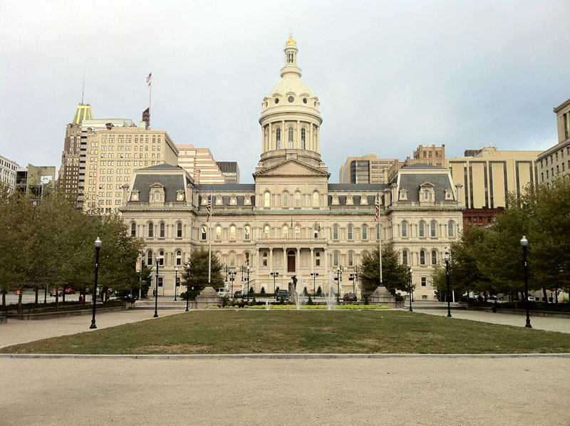 Baltimore City Hall.