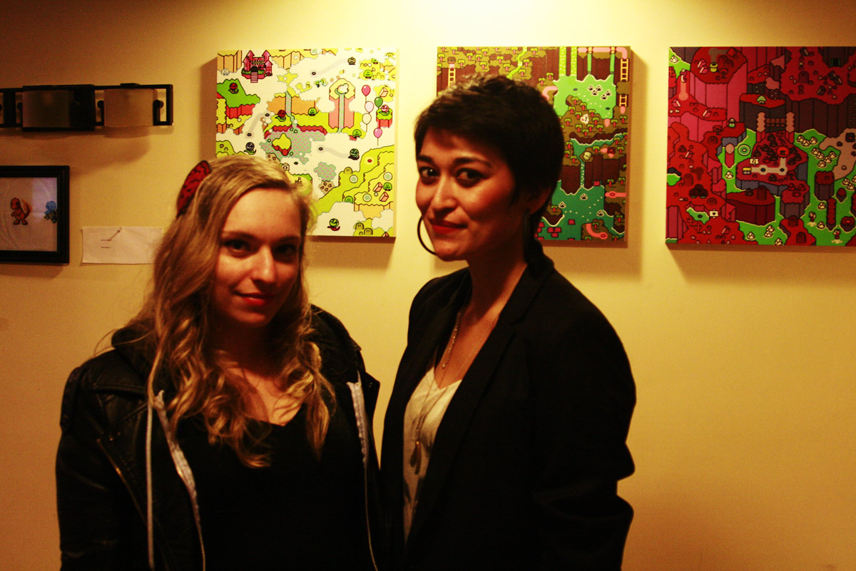 Lisa Rosenberg and Jenn Hyland at the Morgan Avenue Underground