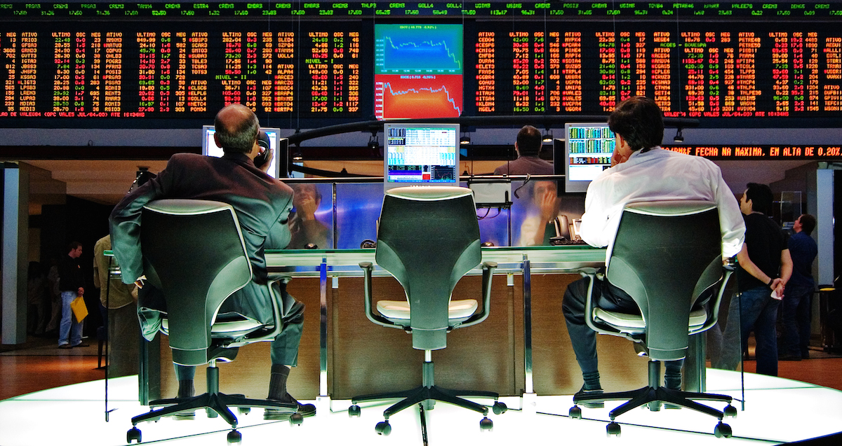Watching the markets.
