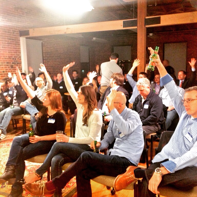 Startup Grinders in action at the ETC.