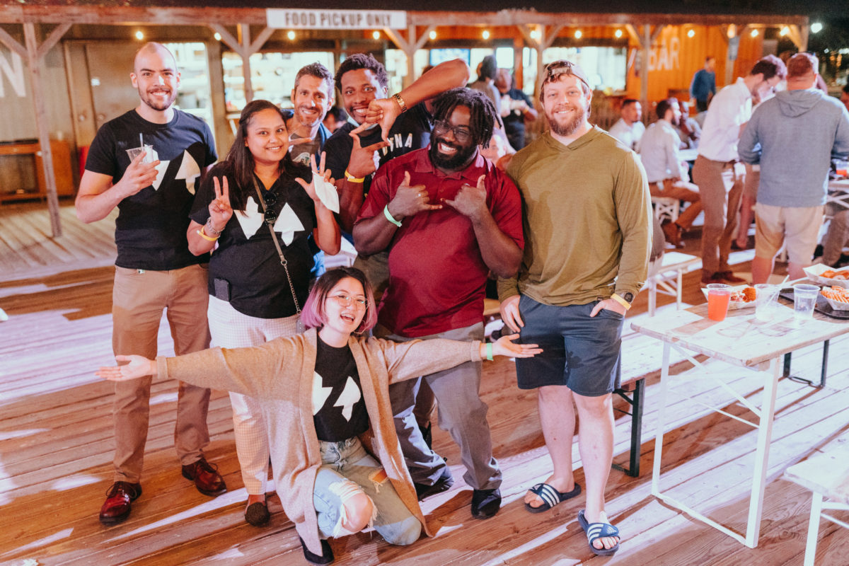 A group of coding bootcamp students
