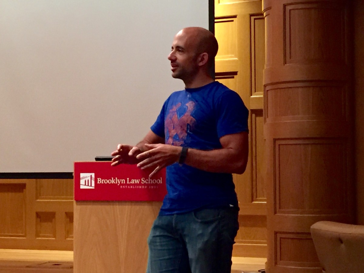 Brooklyn Bridge Ventures' Charlie O'Donnell shares some of his knowledge at #notapitch, Sept. 24, 2015.