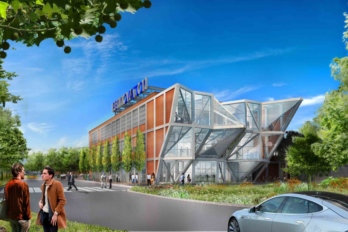 A rendering of the Pennovation Center, which officially launches in the fall.