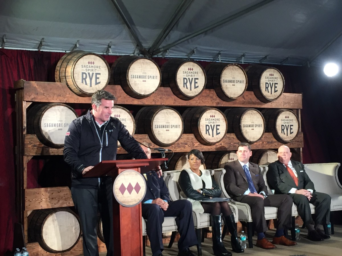 Kevin Plank talks about why he's in the whiskey business. (Photo by Stephen Babcock)