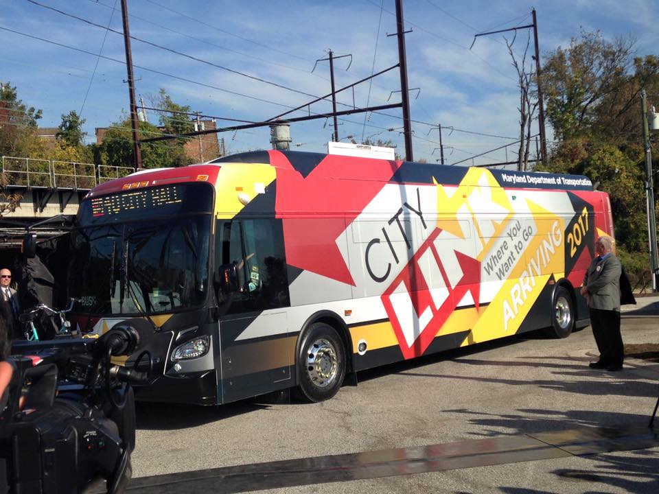 A BaltimoreLink bus.