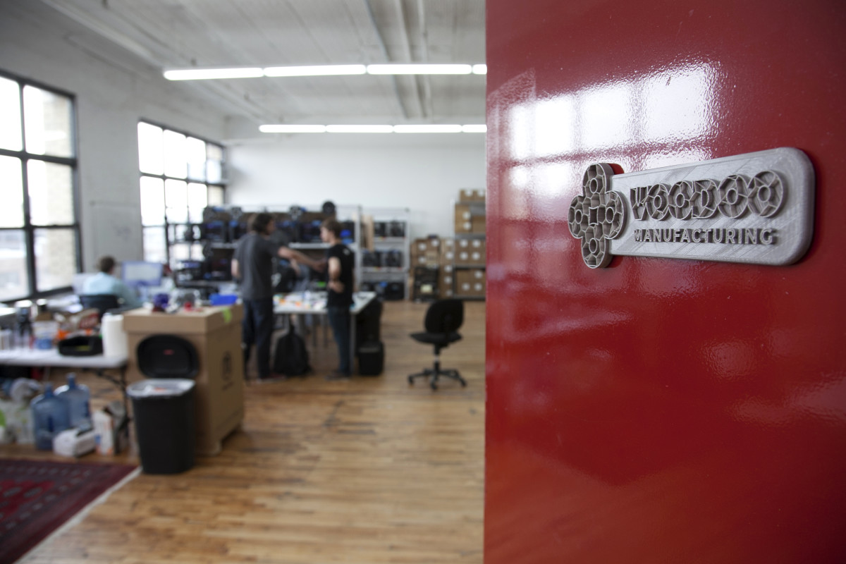 Inside the Voodoo factory office.