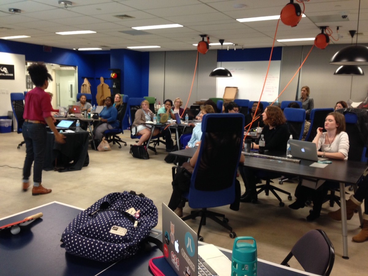 Girl Develop It's first Delaware class met at 1313 Innovation in October 2015.
