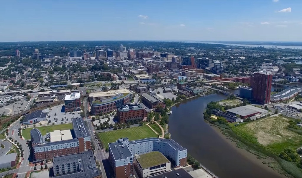Wilmington from above.