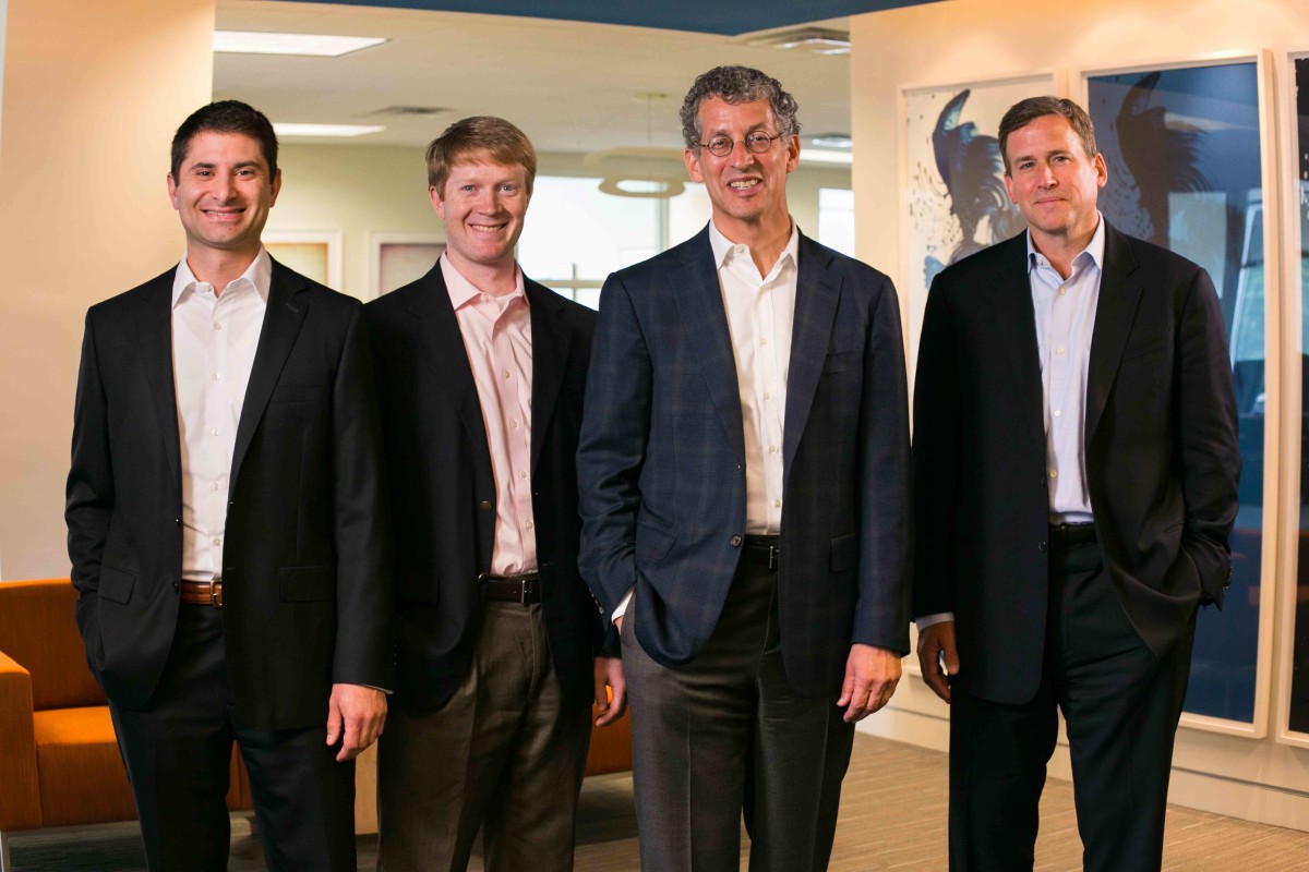 Osage Venture Partners' (left to right) David Drahms, Sean Dowling, Bob Adelson and Nate Lentz.