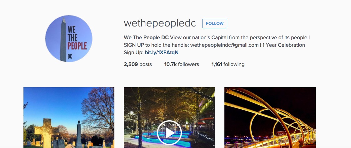 The We The People DC Instagram account. (Screenshot)