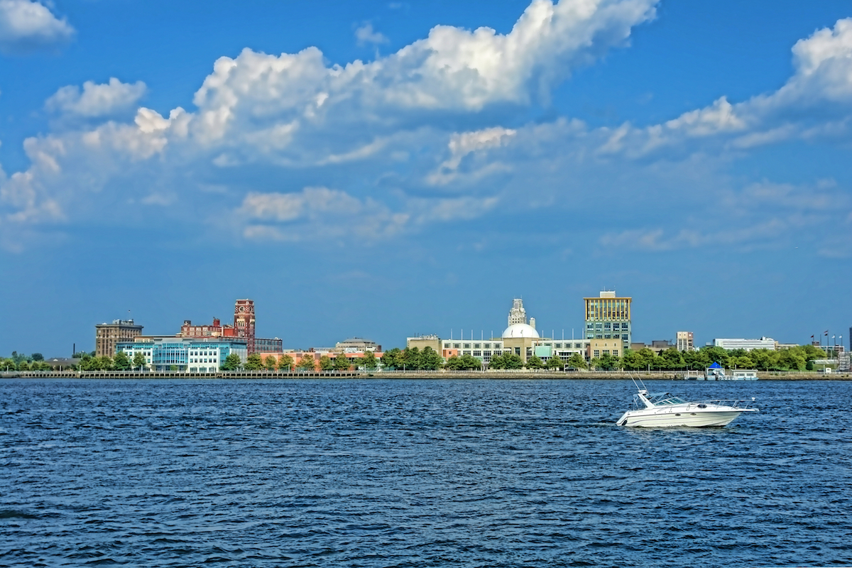 Camden, as seen from the Philly waterfront.