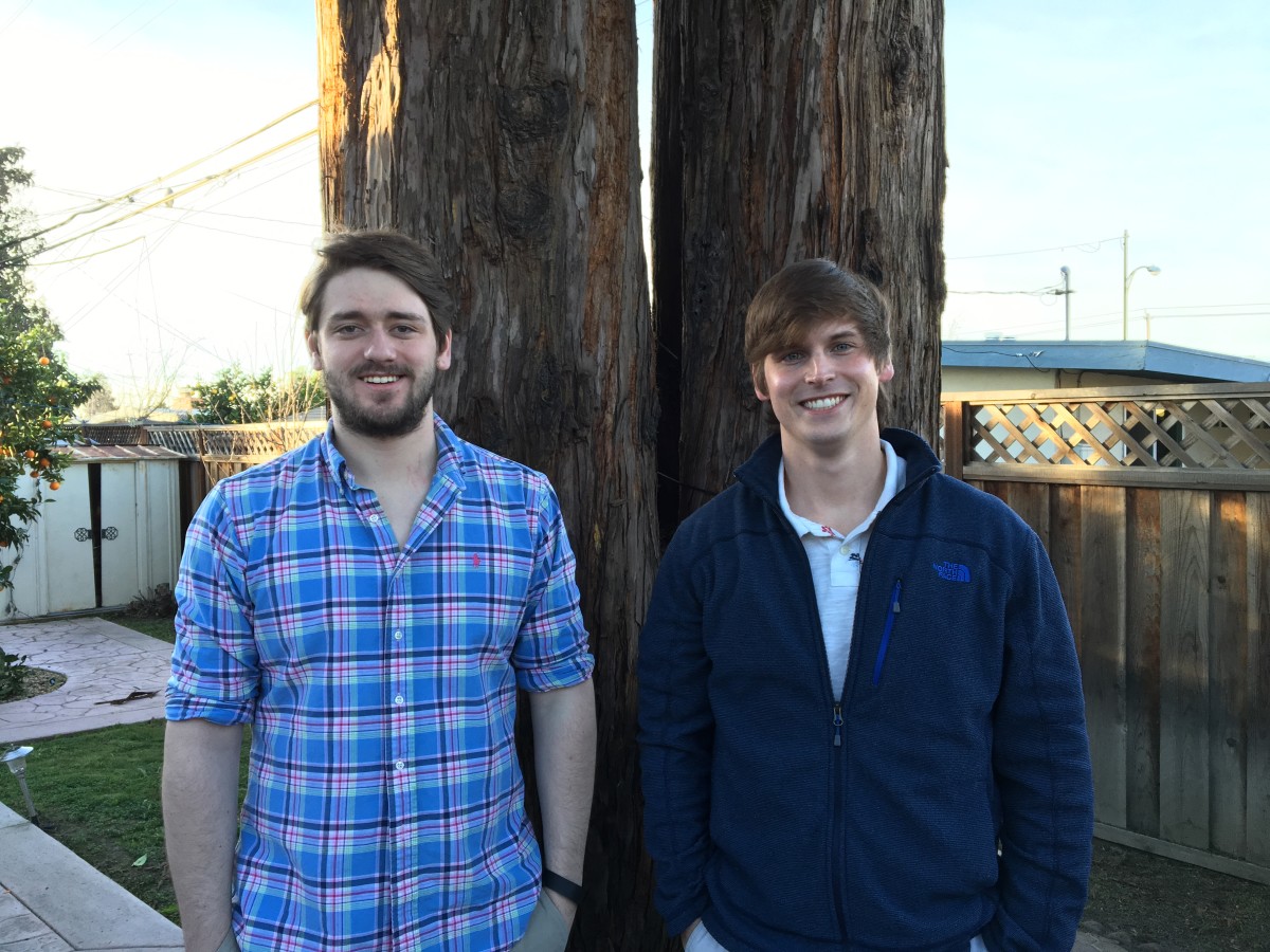 LendEDU cofounders Matt Lenhard (left) and Nate Matherson.