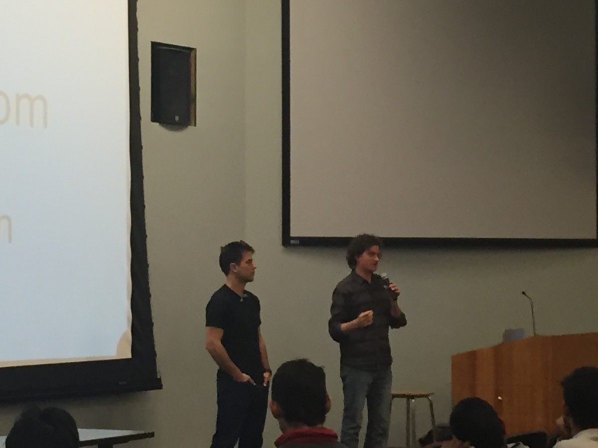 The Y Combinator guys speak at Johns Hopkins University.