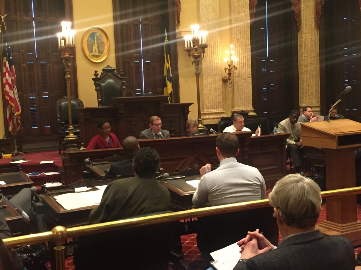 The scene at City Council's broadband hearing.