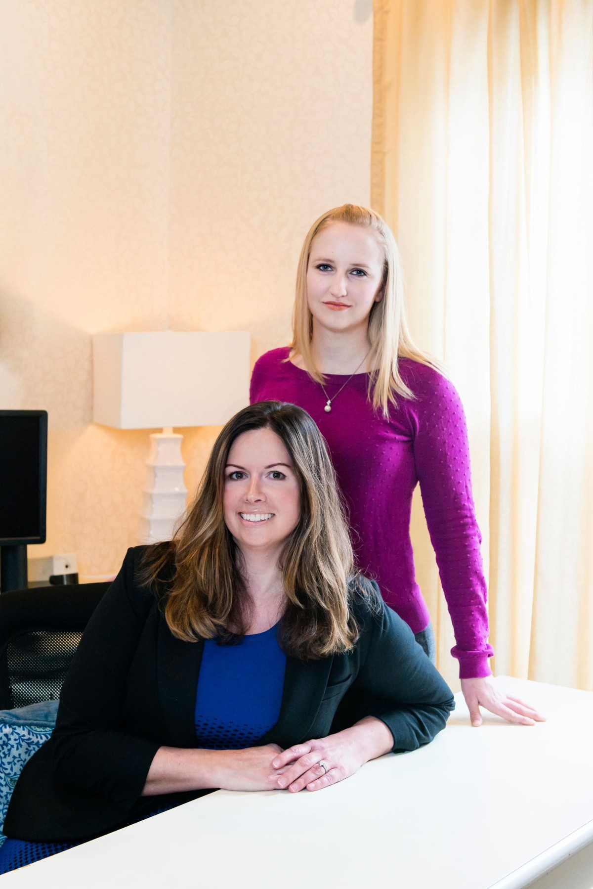 CourseArc cofounders Katie Egan (left) and Bethany Meyer.