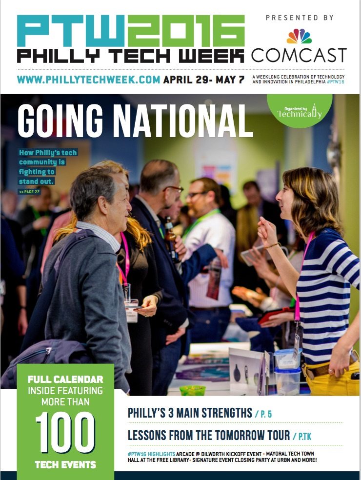 The cover of the #PTW16 magazine.