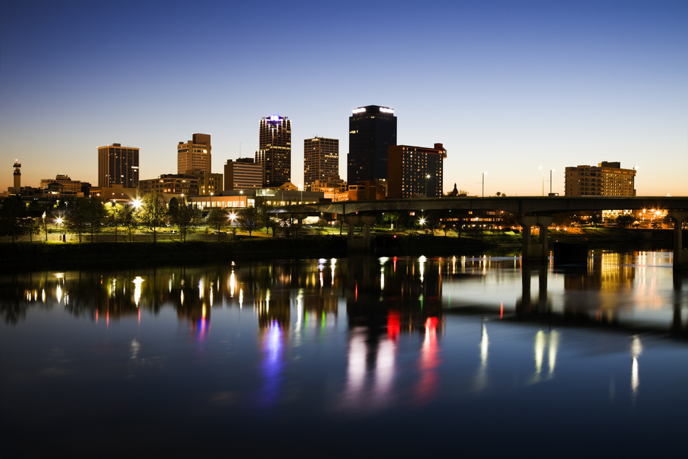 The Little Rock skyline.