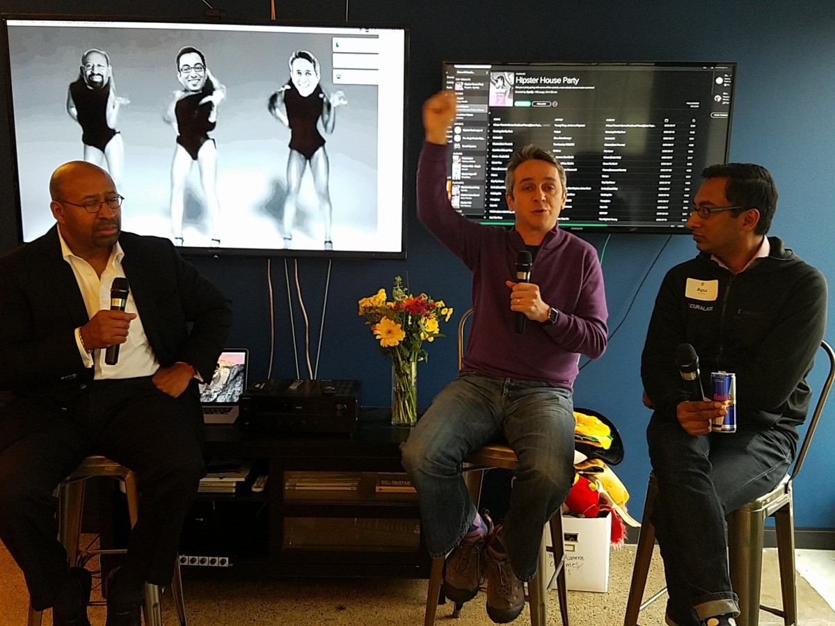 Michael Nutter, Josh Kopelman and Apu Gupta discuss how Philly can step up its game during a Philly Tech Week 2016 panel.