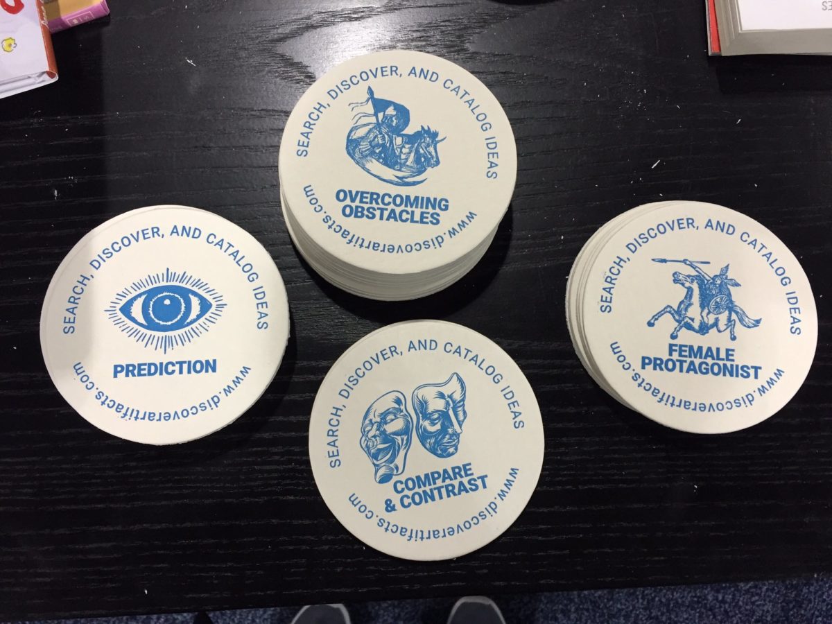 Swag from Unbound Concepts' product Artifact.