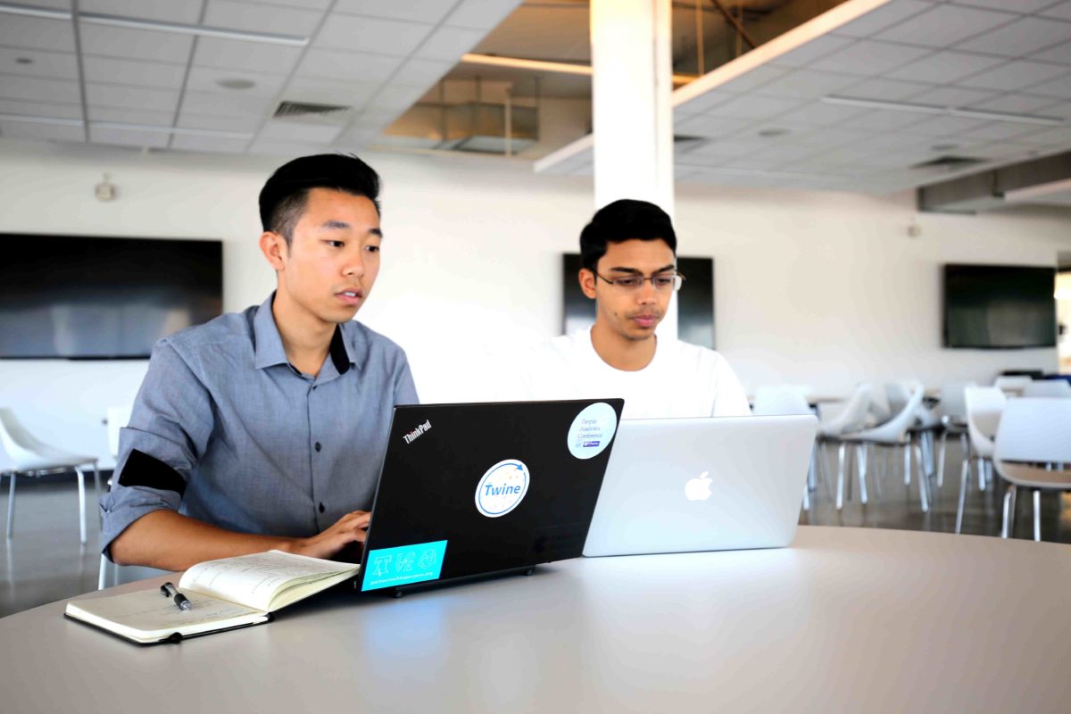 Twine cofounders Joseph Quan and Nikhil Srivastava.