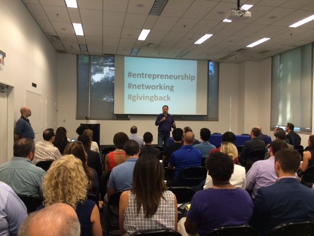 At TechBreakfast, August 2016.