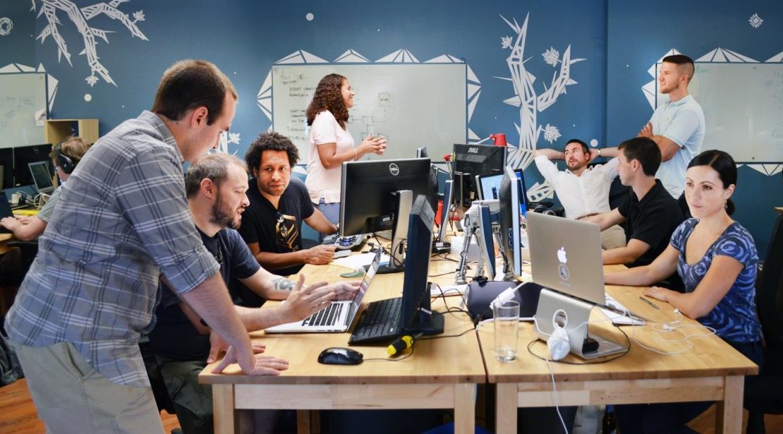 At Arcweb Technologies' Old City offices.