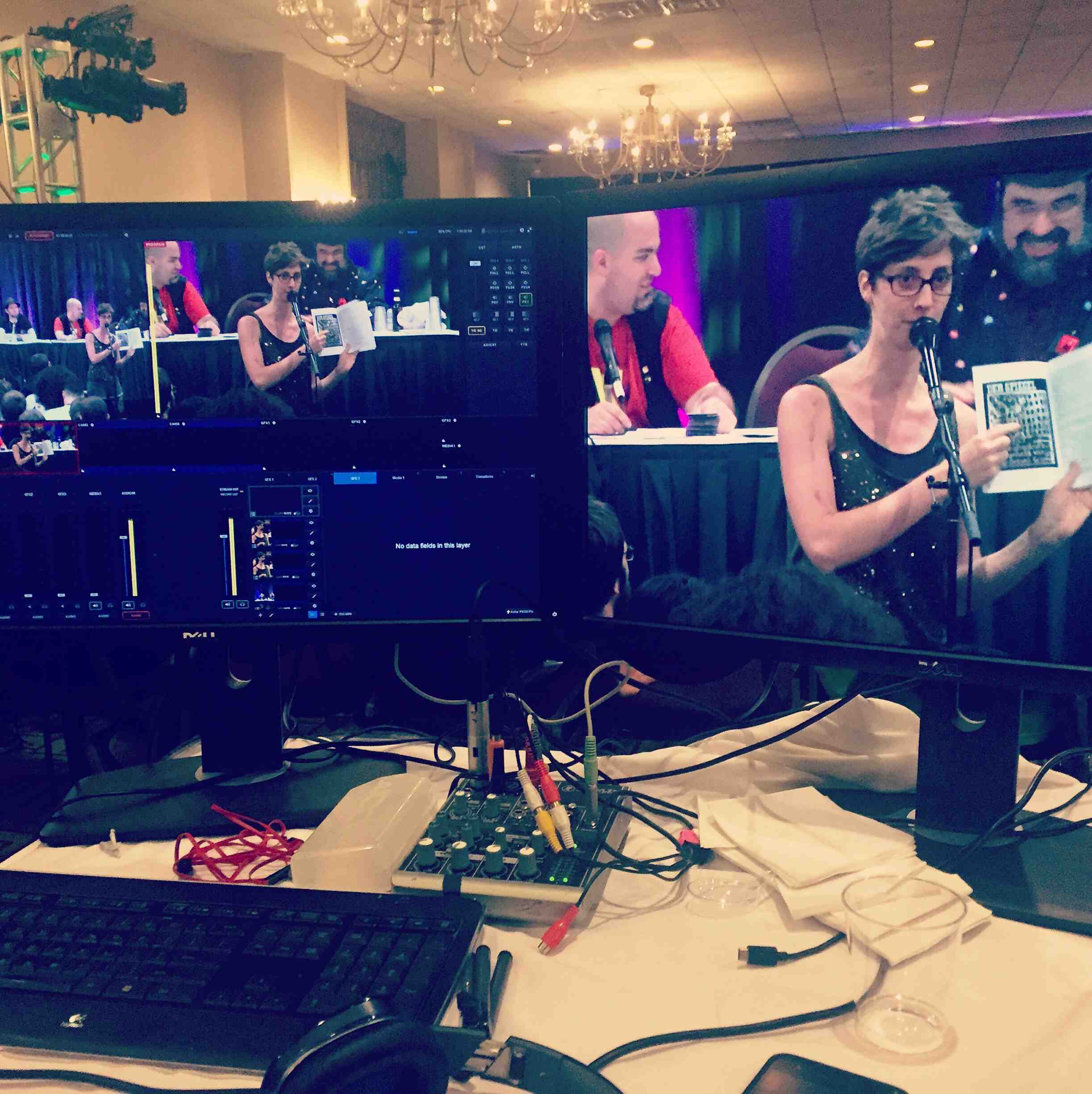 Inside the HOPE conference.