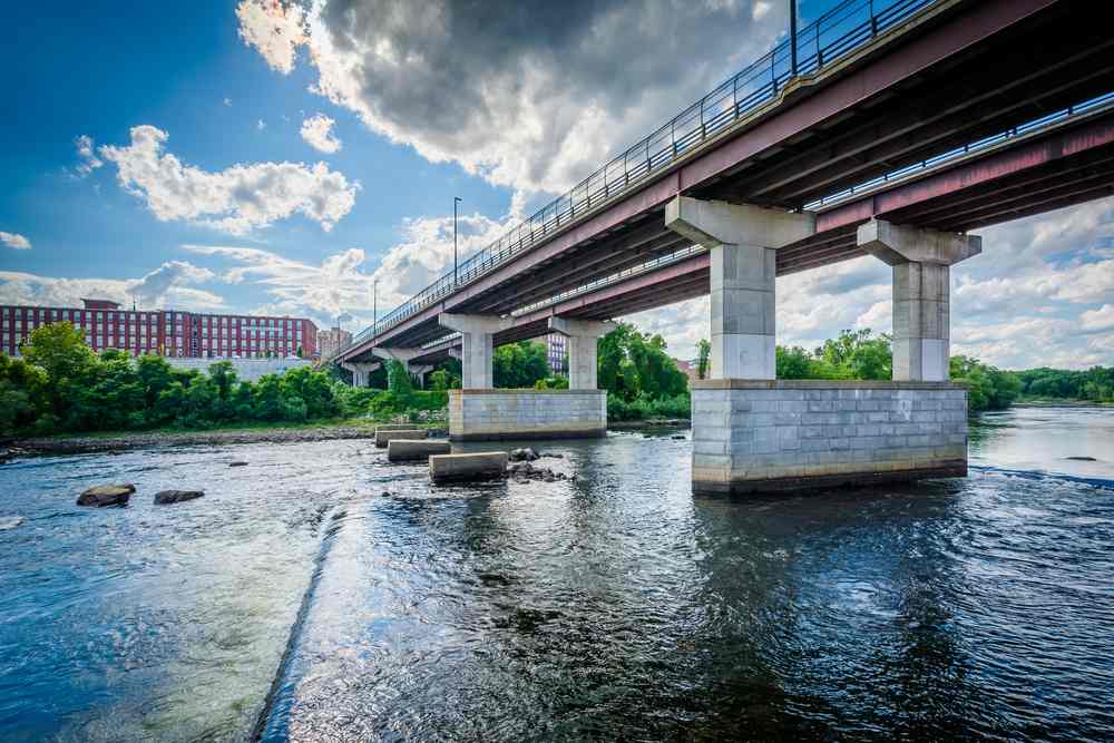 Manchester's Merrimack River.