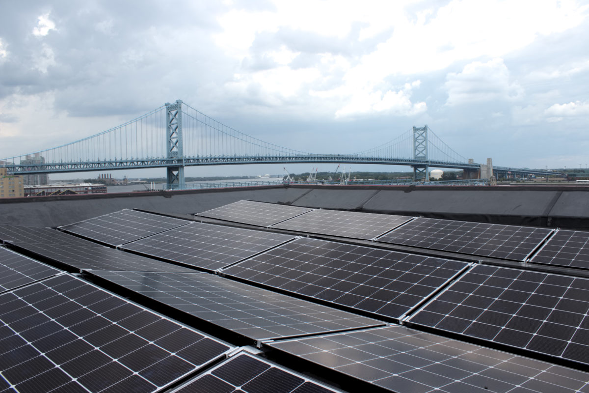 WebLinc's solar roof.