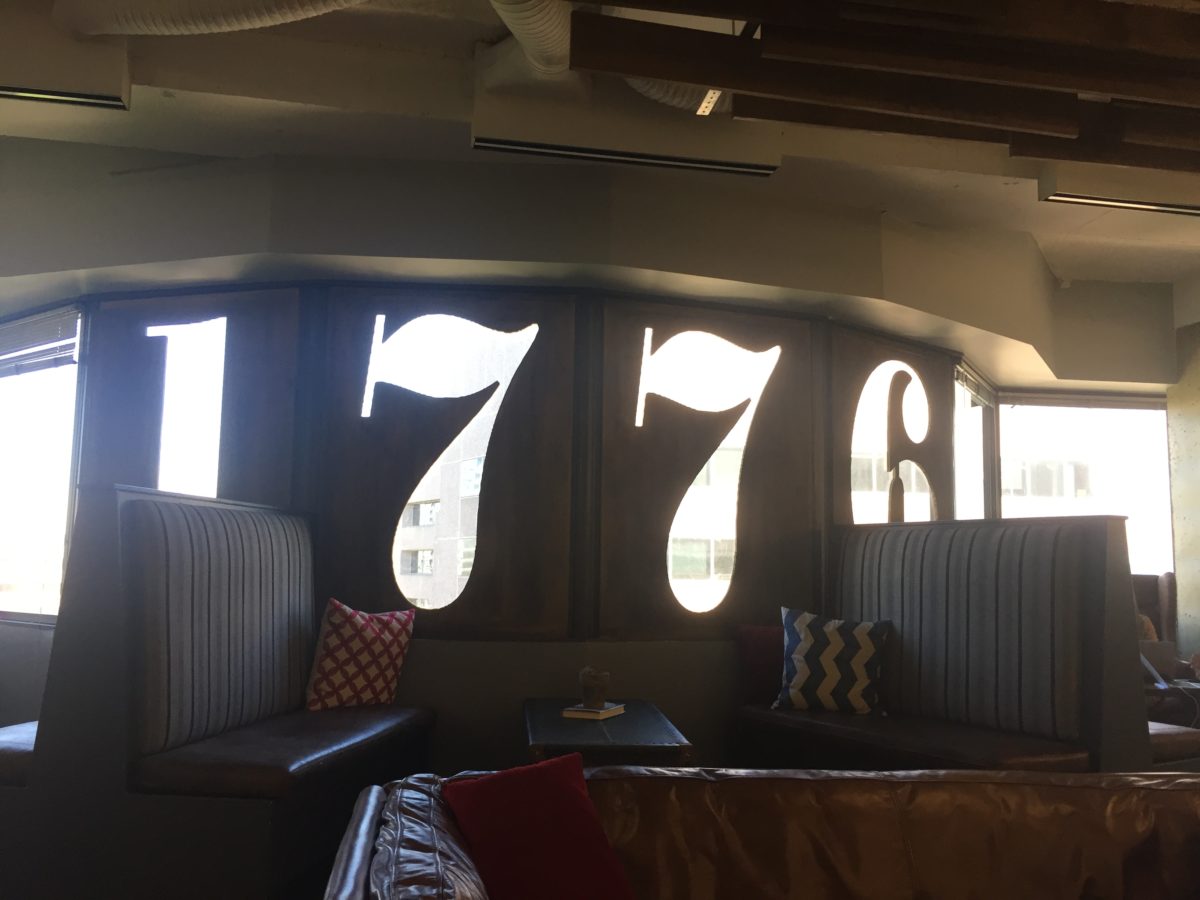 Inside 1776 in Crystal City.(Photo by Tajha Chappellet-Lanier)