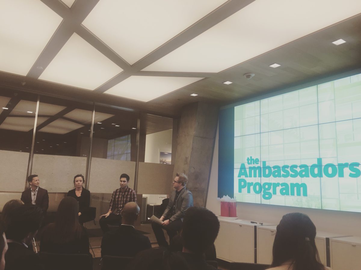 At the panel on Tuesday. (Photo by Tajha Chappellet-Lanier)