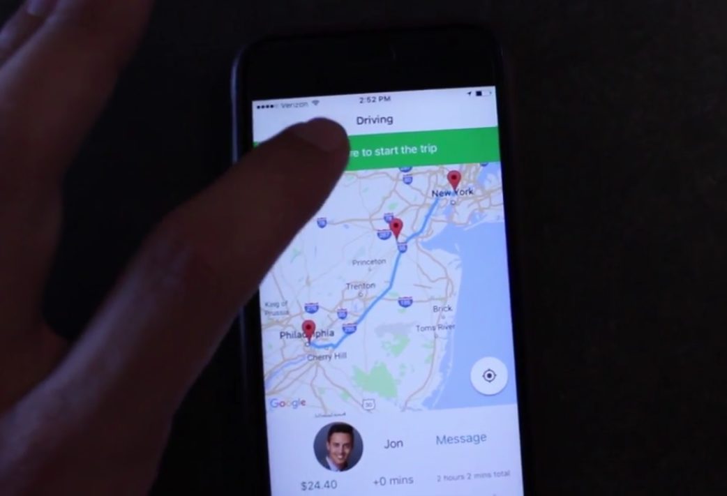 Since the app launched in May, about 100 drivers and riders have joined the platform.