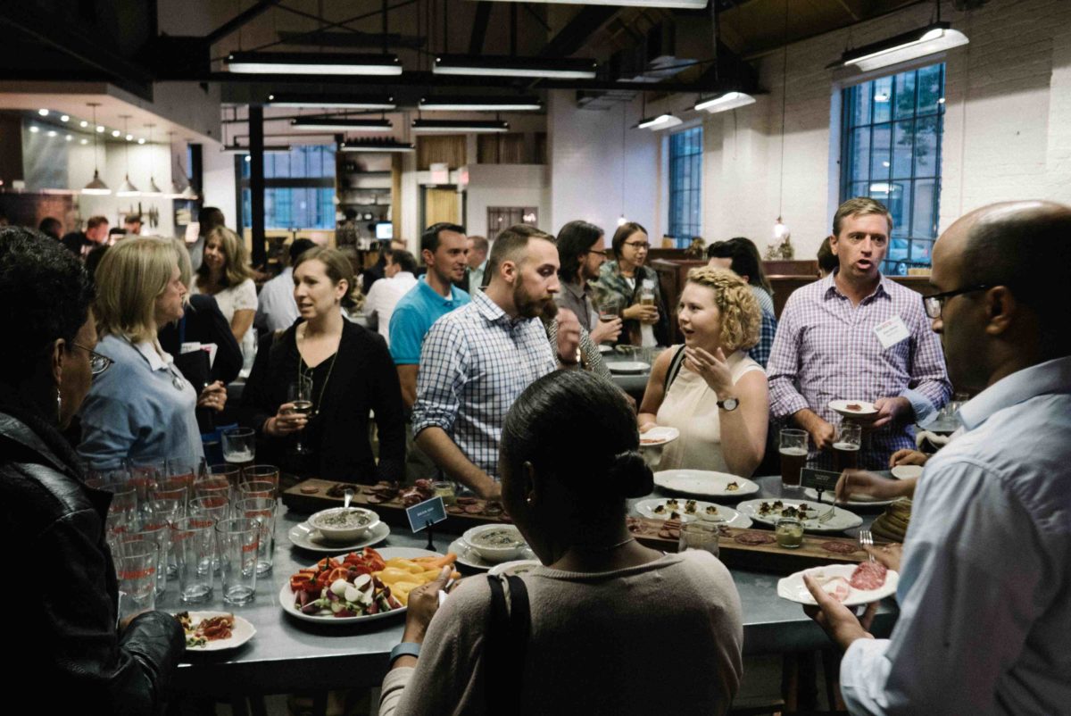Meet smart people at Baltimore Innovation Week, like these people did at the 2015 Future of Digital Media conference.