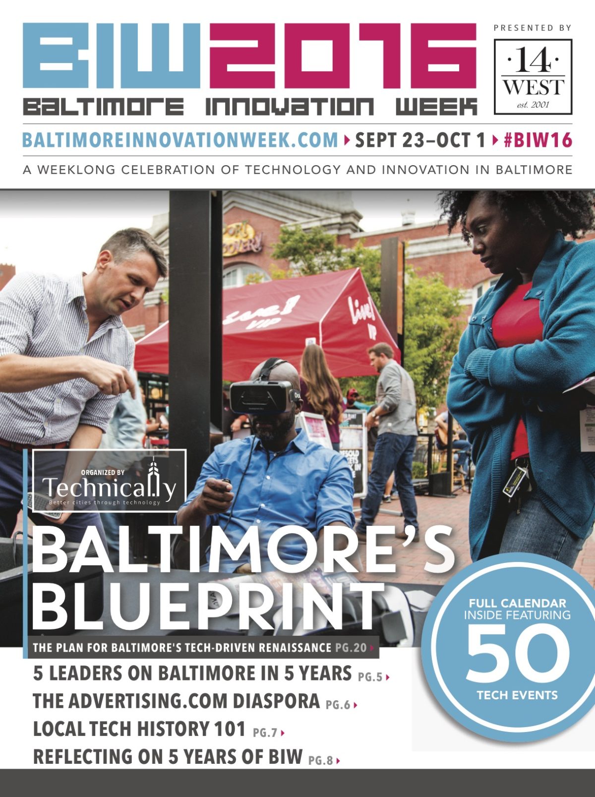 The cover of the #BIW16 print mag.
