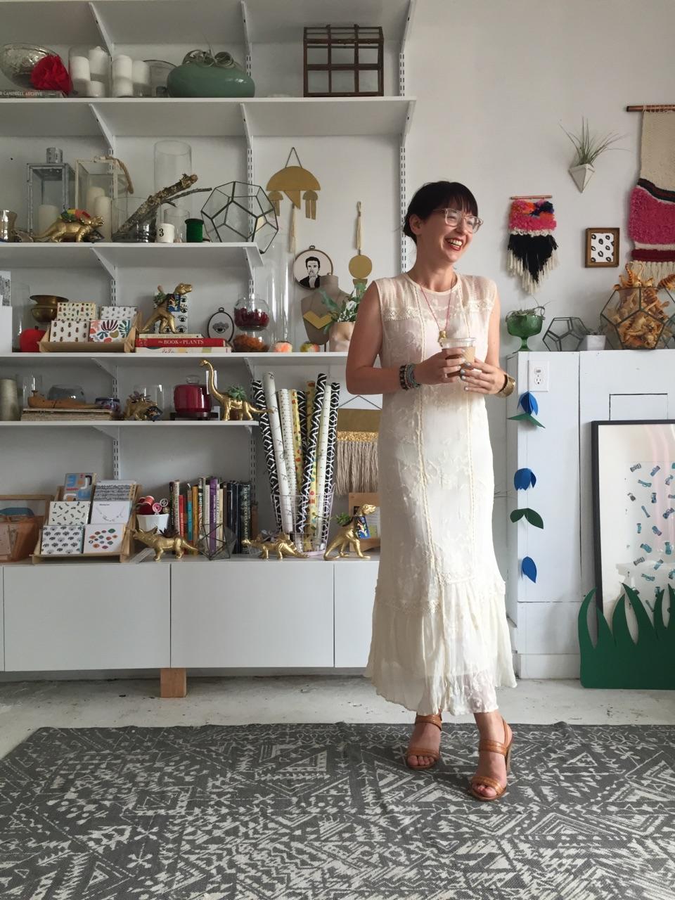 Illustrator Mari Andrew works out of The Lemon Bowl, a shared art studio in D.C.’s Park View
