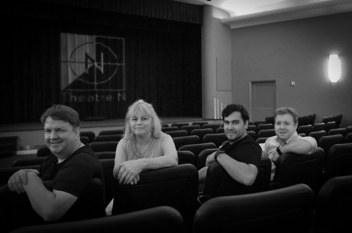 The Theatre N gang (left to right): Bob Weir, Bev Zimmermann, Robert Herrera and Zach Phillips.