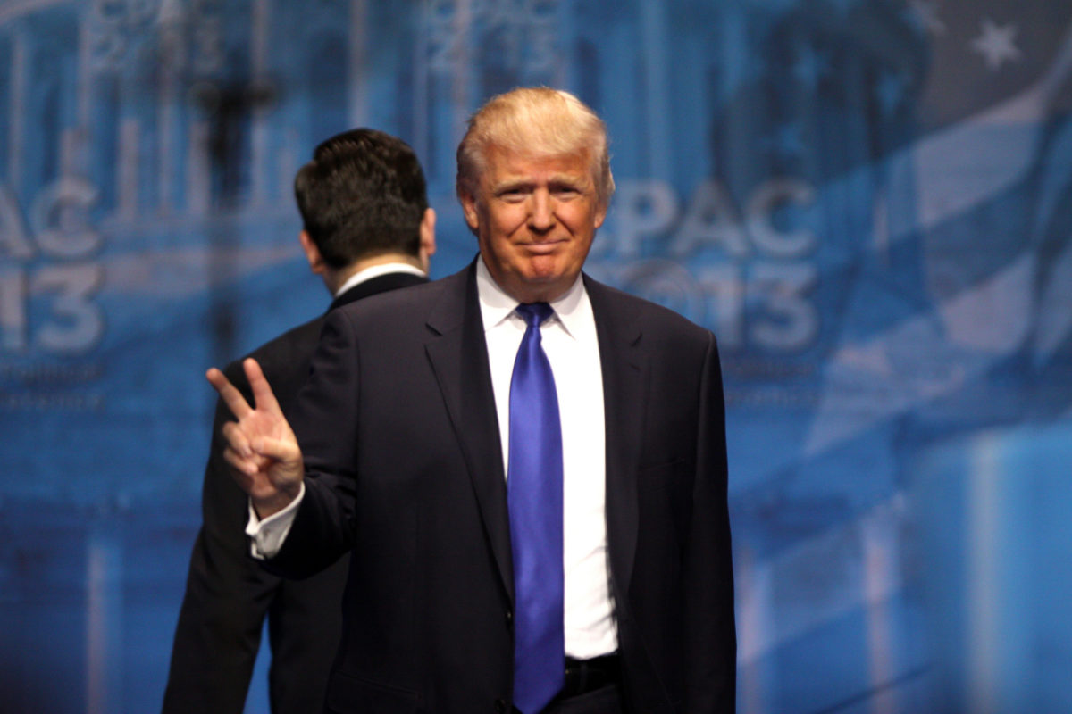 Donald Trump speaking at the 2013 Conservative Political Action Conference (CPAC) in National Harbor, Md.