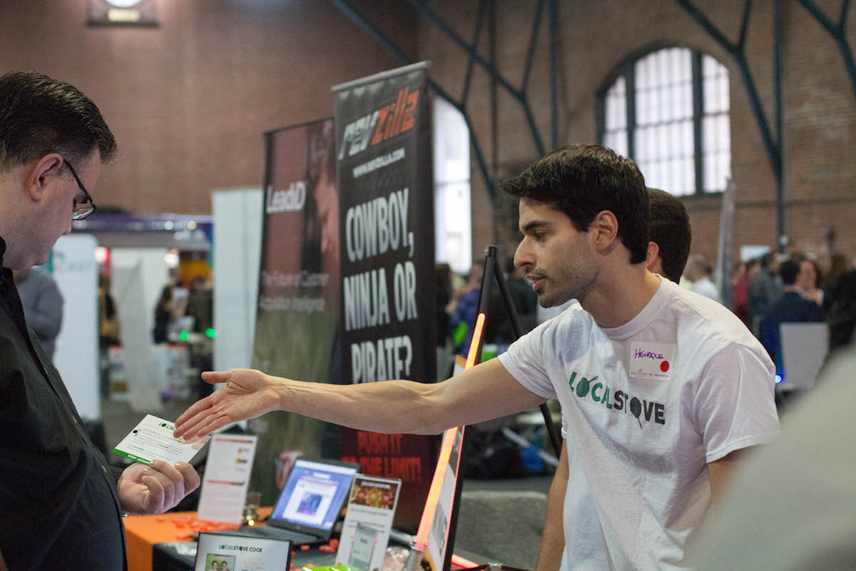 PSL Accelerator grad LocalStove at the Entrepreneur Expo at Philly Tech Week 2016 presented by Comcast.