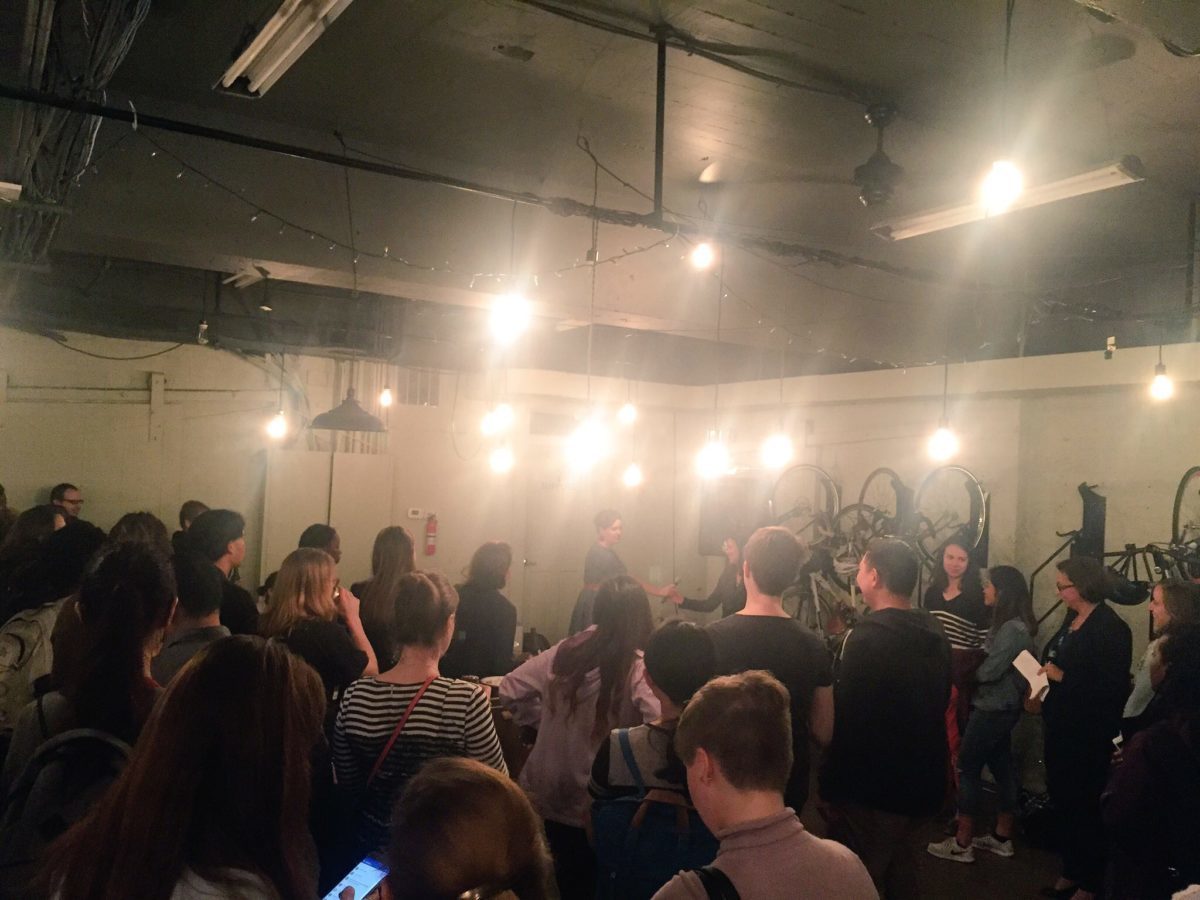 At a recent #dctech event. (Photo by Tajha Chappellet-Lanier)