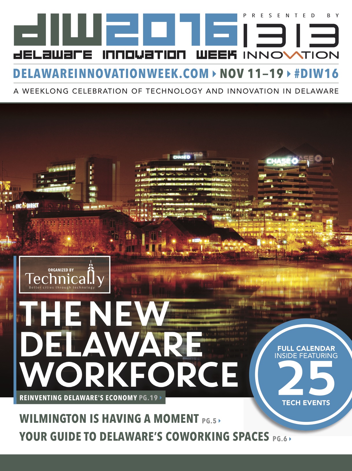 The cover of the DIW16 print mag.