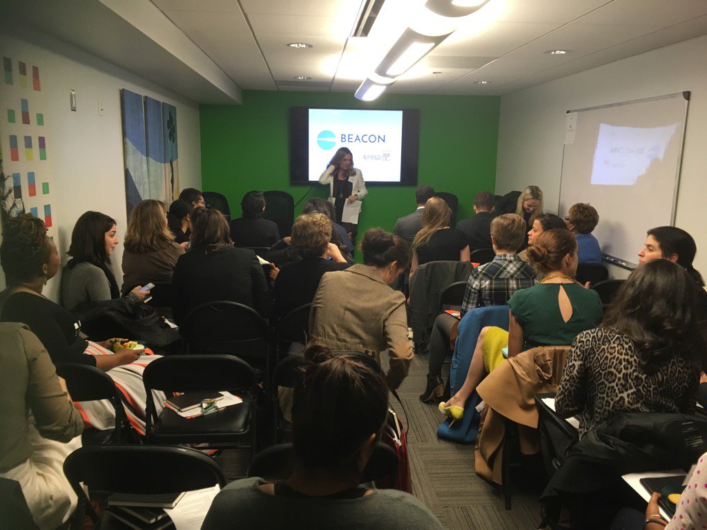 The crowd at BEACON's launch. (Photo via Twitter)
