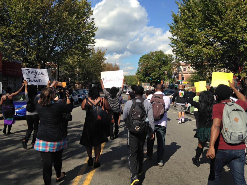 Black Lives Matter D.C. march against police brutality in October 2015.