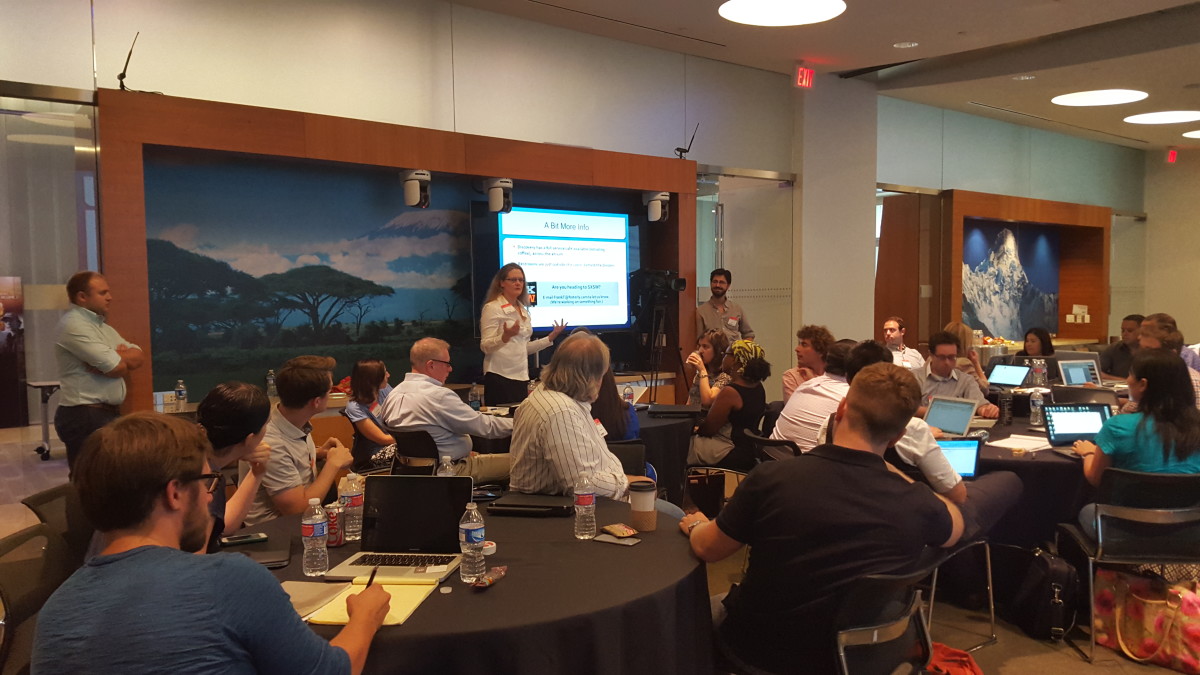 At a Fosterly Study Hall in August 2015.