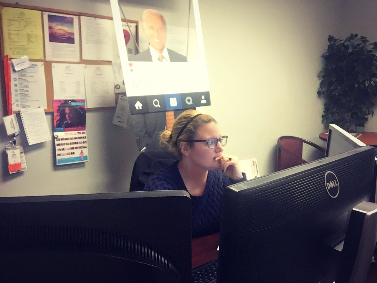 Ground control to Major Gaby Indellini... with the First State's finest watching over her.