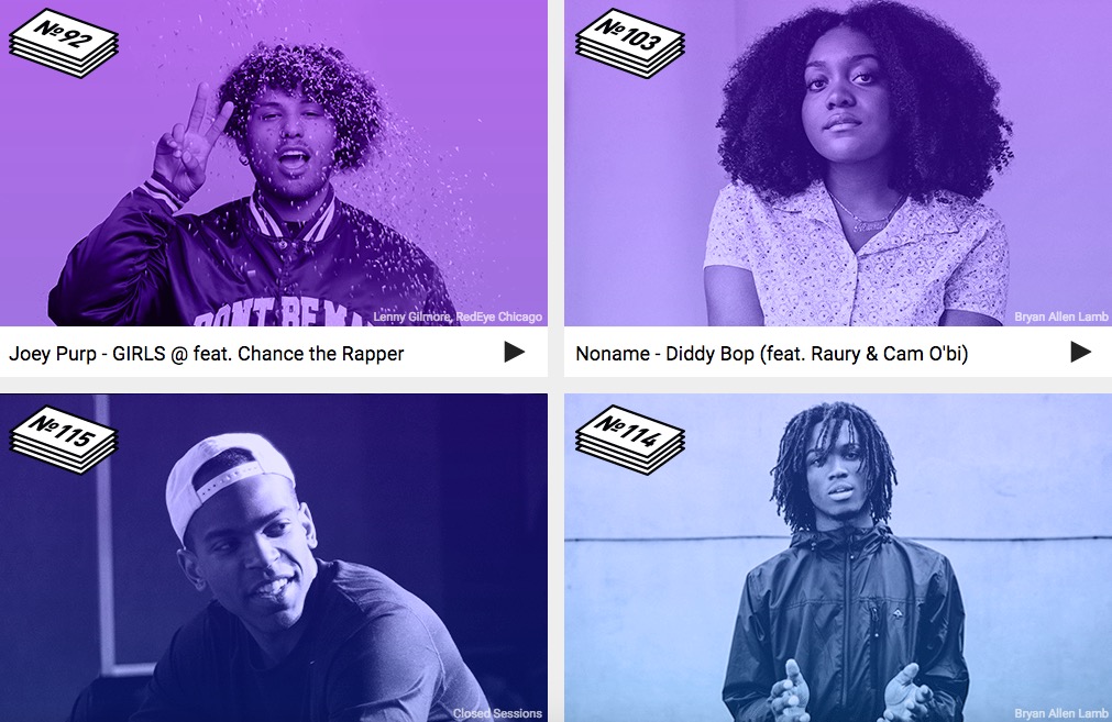 Greenpoint's Hype Machine lists 2016's music zeitgeist. (Screenshot)