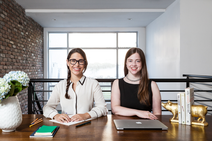 Alexandra Fine (left) and Janet Lieberman, Dame cofounders.