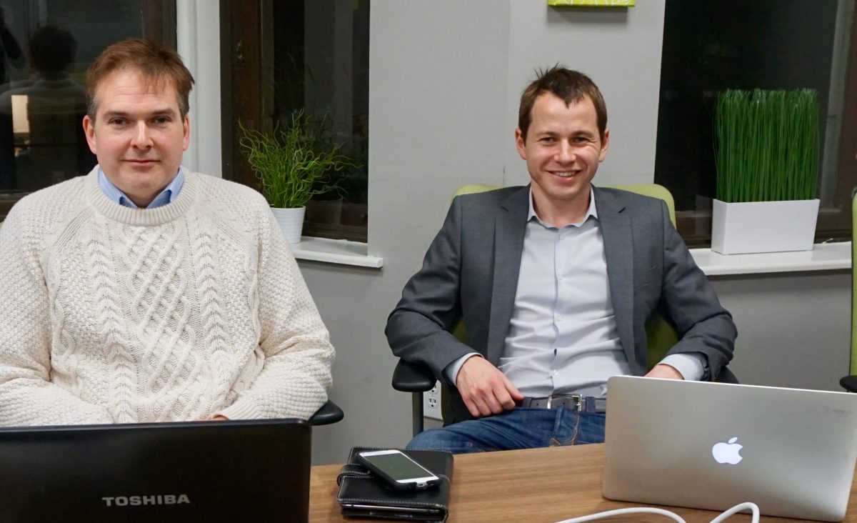 Borderwise cofounders James Pittman (left) and Jeremy Peskin.