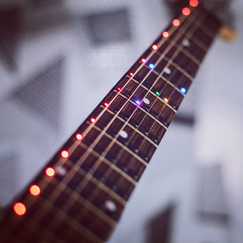 Fret Zepplin, seen on a guitar. (Photo via Facebook)